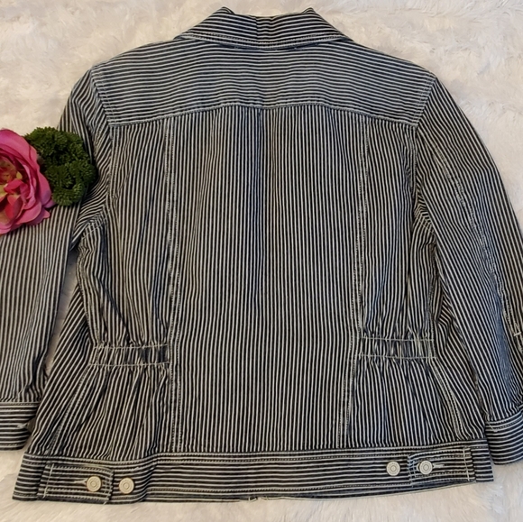 Ralp Lauren engineer striped Jean jacket - Picture 2 of 4